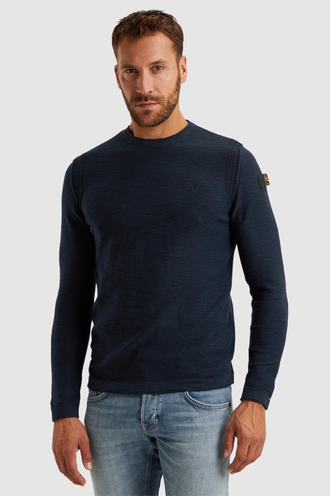 PME legend r-neck cotton slub